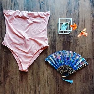 Strapless Blush Bodysuit